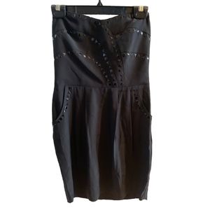 Black Dress with Black Studs from Luna by Josandra